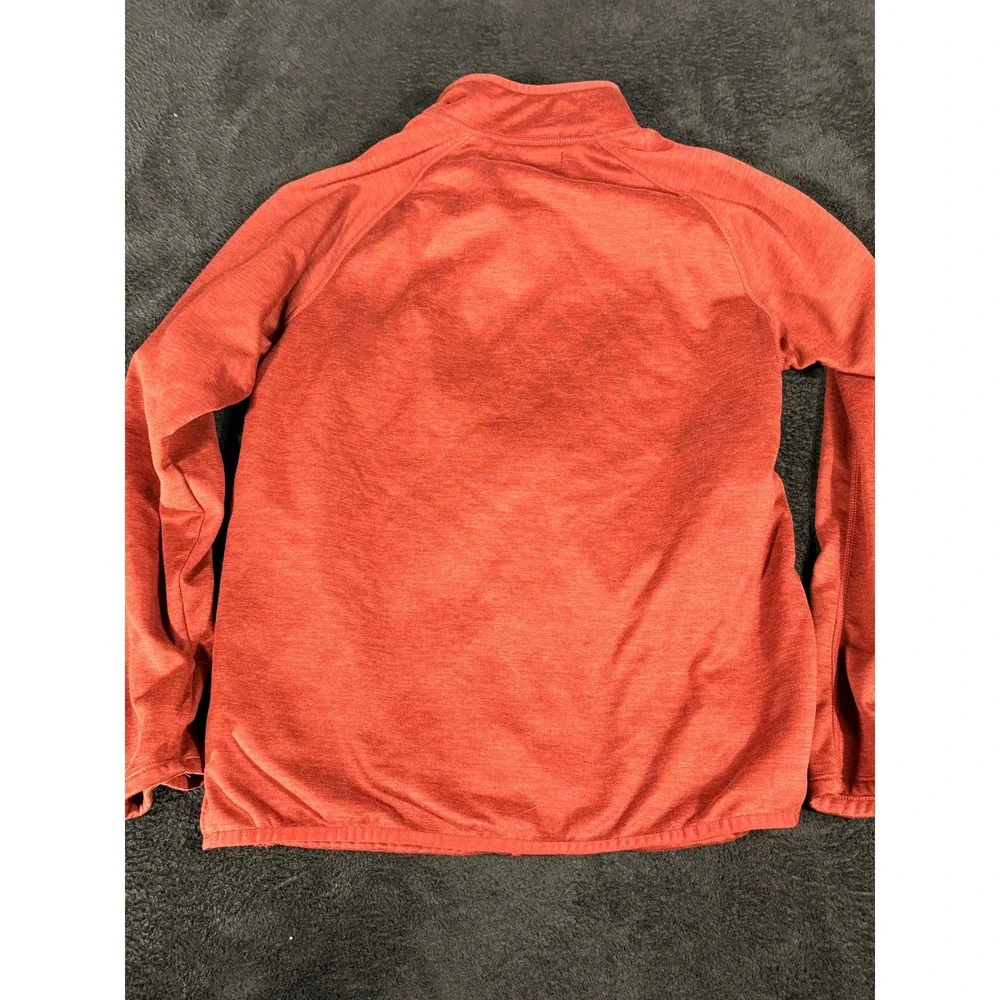 The North Face Mens‎ Full Zip Fleece Jacket Red Heathered Medium